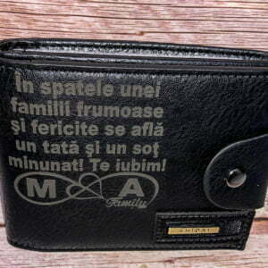 Portofel personalizat din piele sintetica