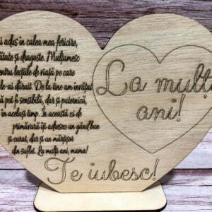 Tablou tip inima pentru mama