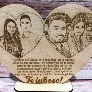 tablou personalizat tip inima