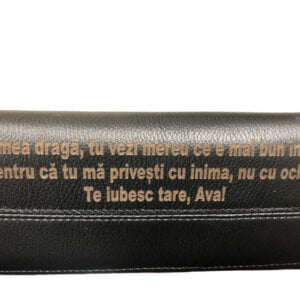 Portofel personalizat dama din piele naturala